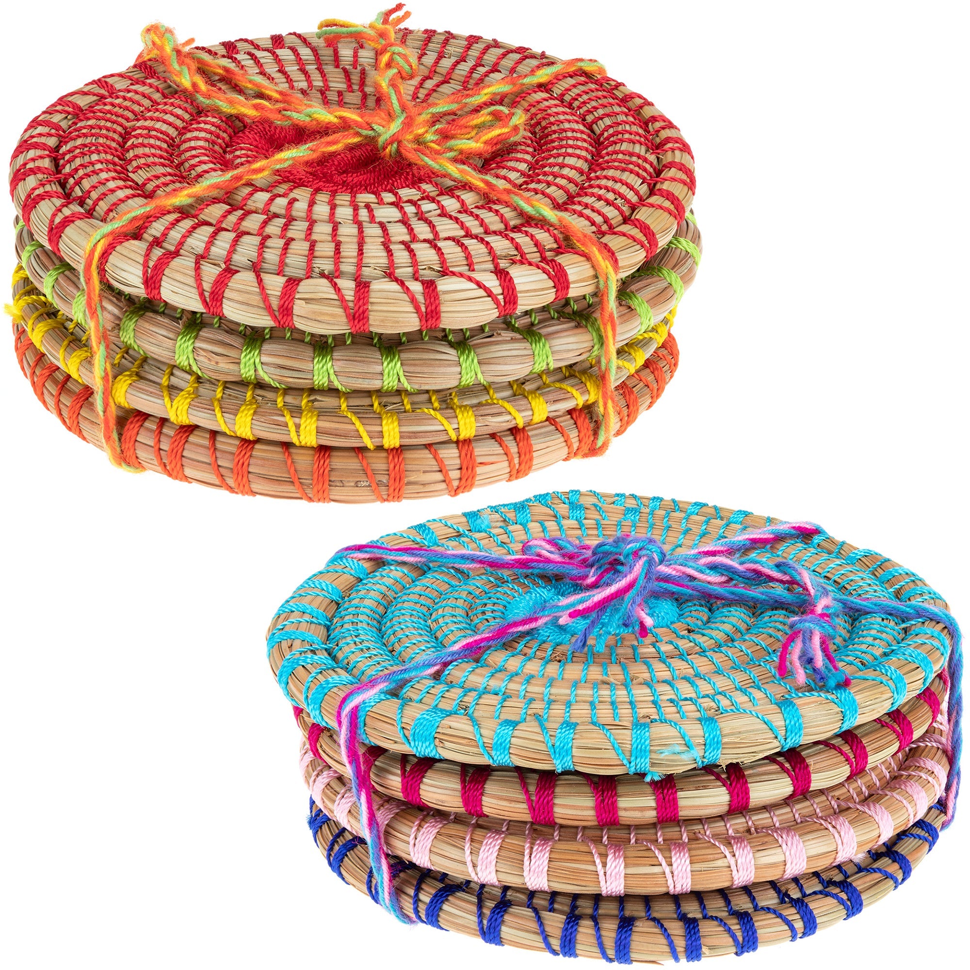 Handmade Pine Needle Coasters - Set of 4 - Aaria Tees Aaria Tees