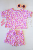 Peachy Petals Daywear Sets- Aaria Tees