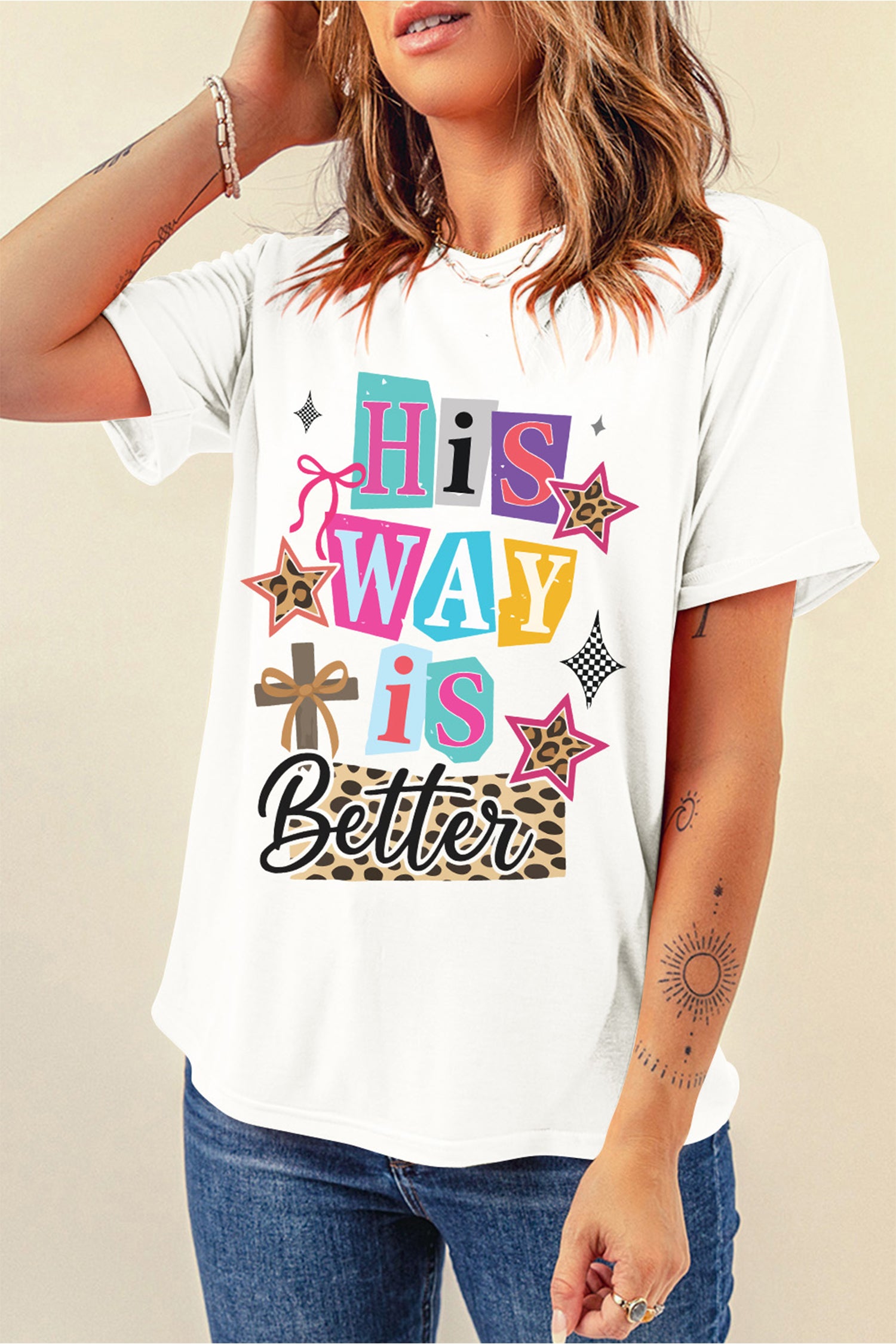 White His Way Is Better Easter Celebration Tee - Aaria Tees Aaria Tees