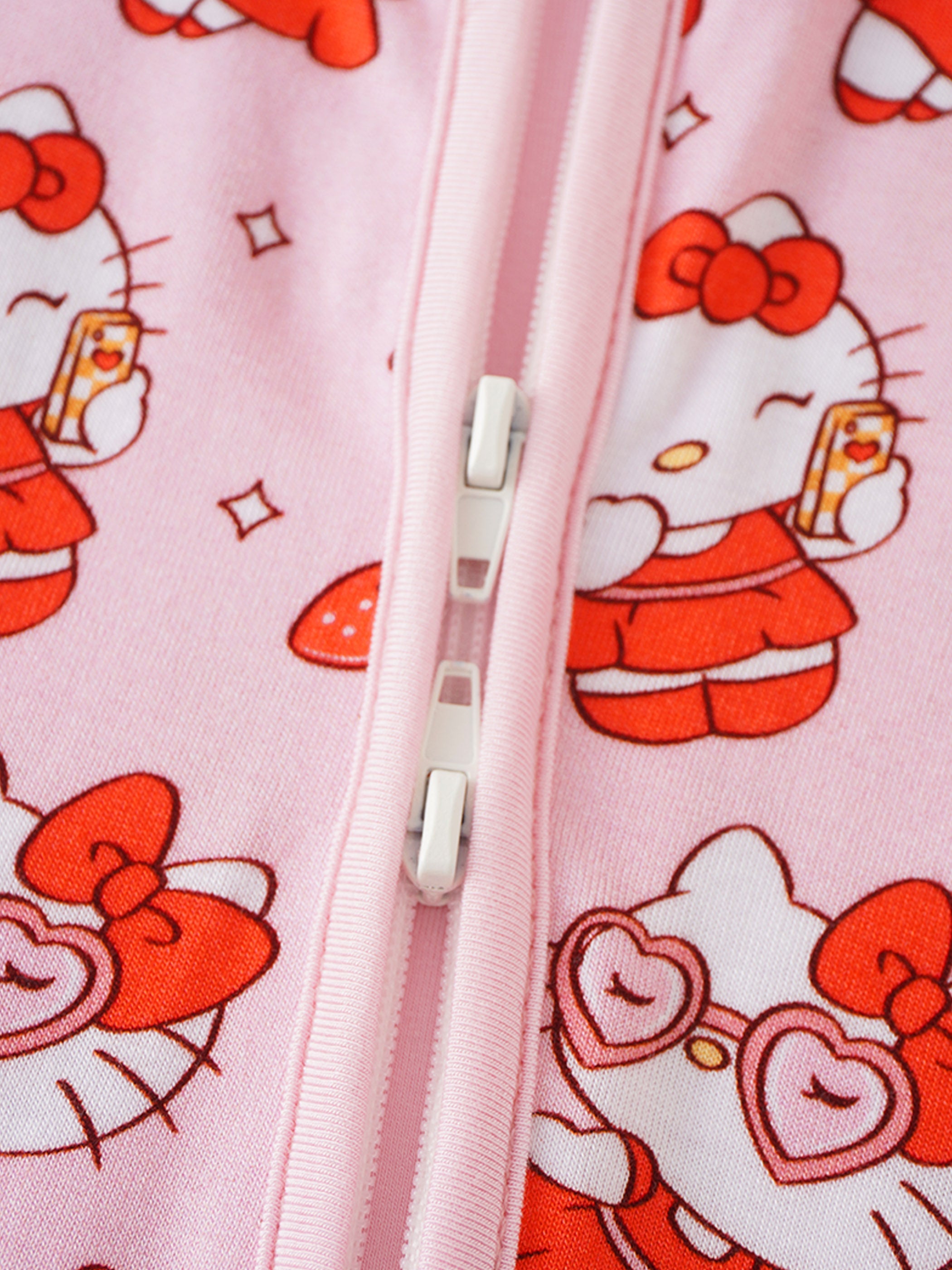 PoshTOT Sanrio Hello Kitty Bamboo Baby Convertible Zippy Romper - Aaria Tees Aaria Tees