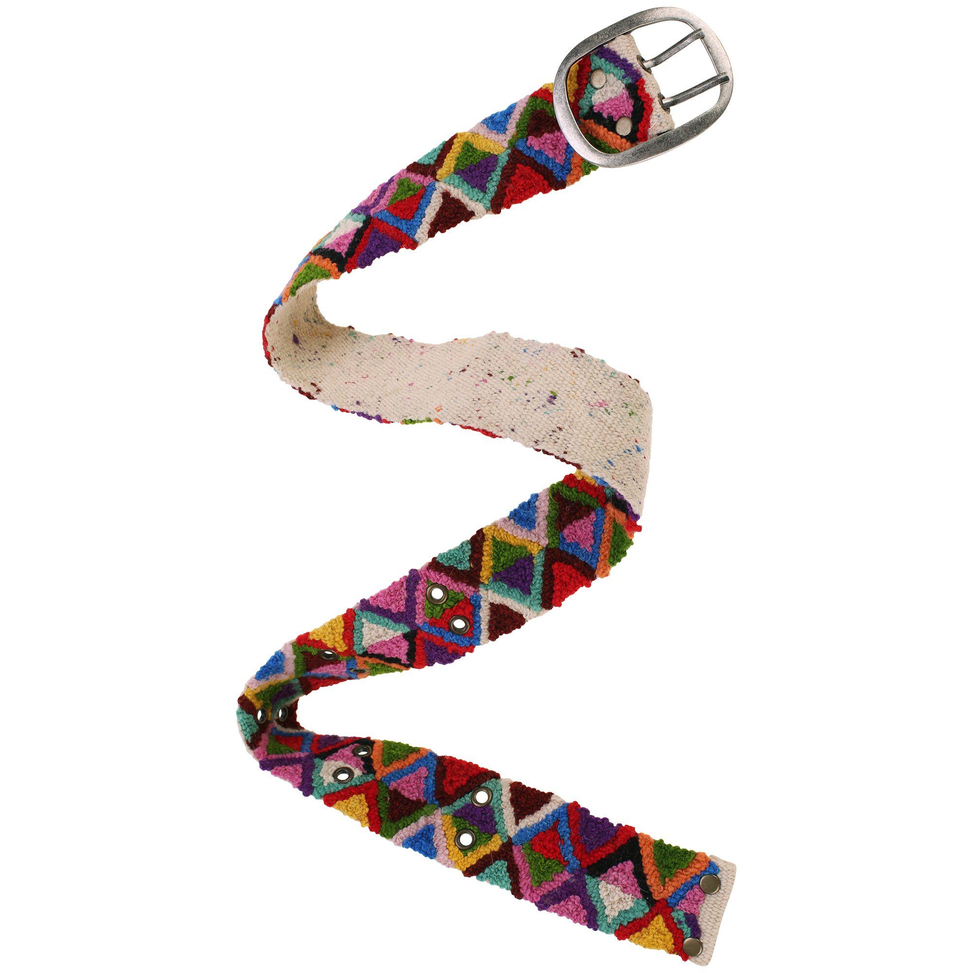 Peruvian Embroidered Triangle Belt - Aaria Tees Aaria Tees