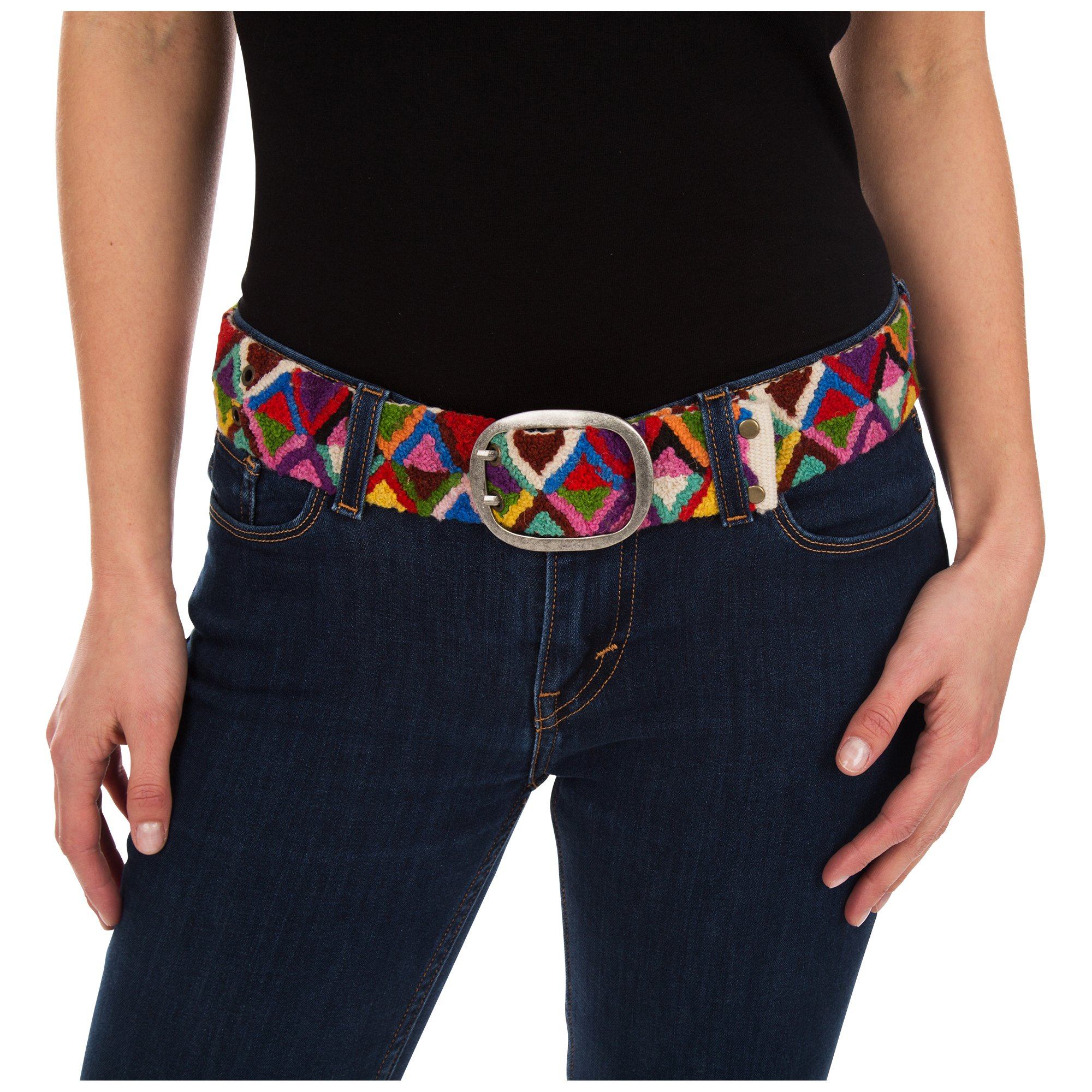 Peruvian Embroidered Triangle Belt - Aaria Tees Aaria Tees