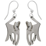 Dancing Dog Earrings - Aaria Tees Aaria Tees