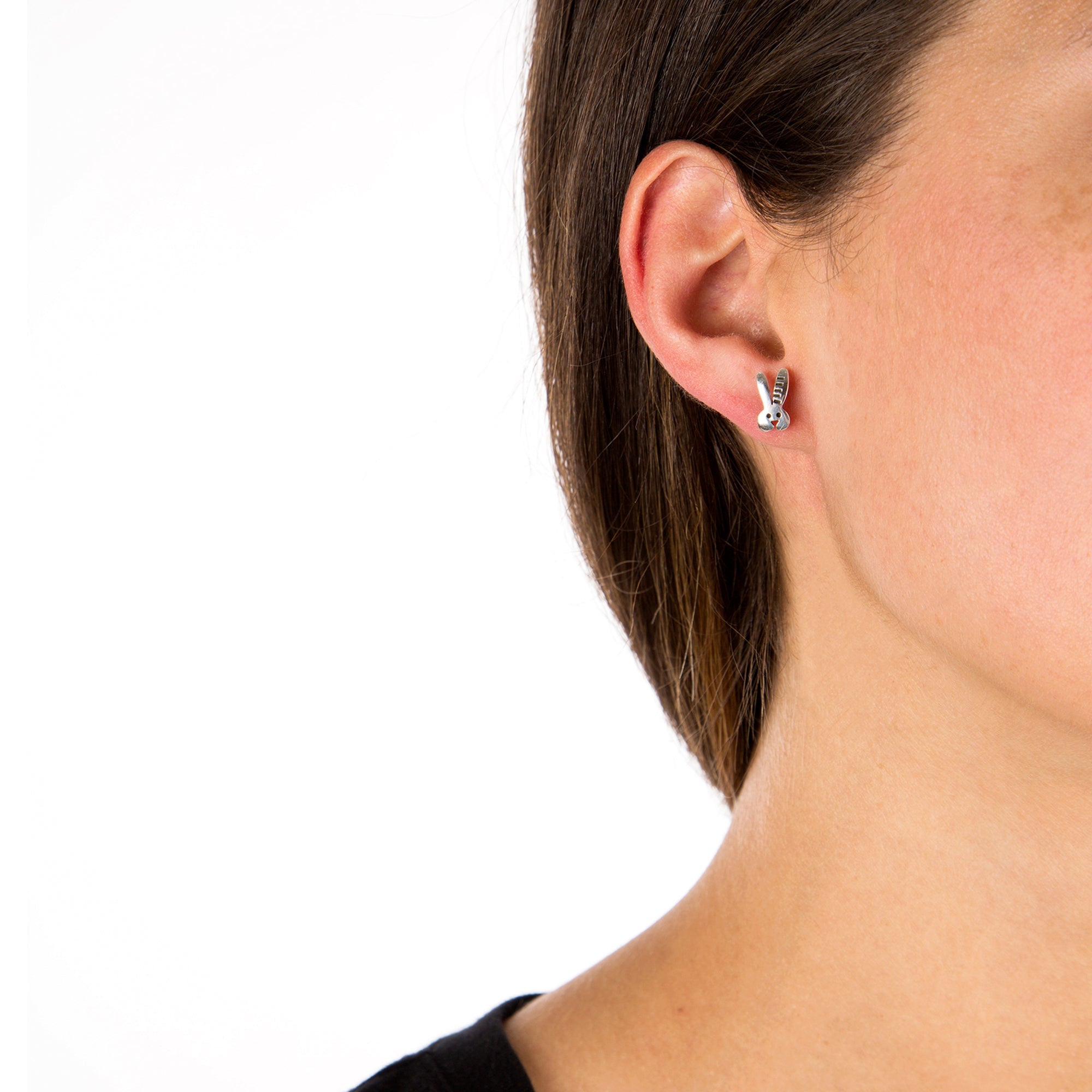 Bunny Sterling Earrings - Aaria Tees Aaria Tees