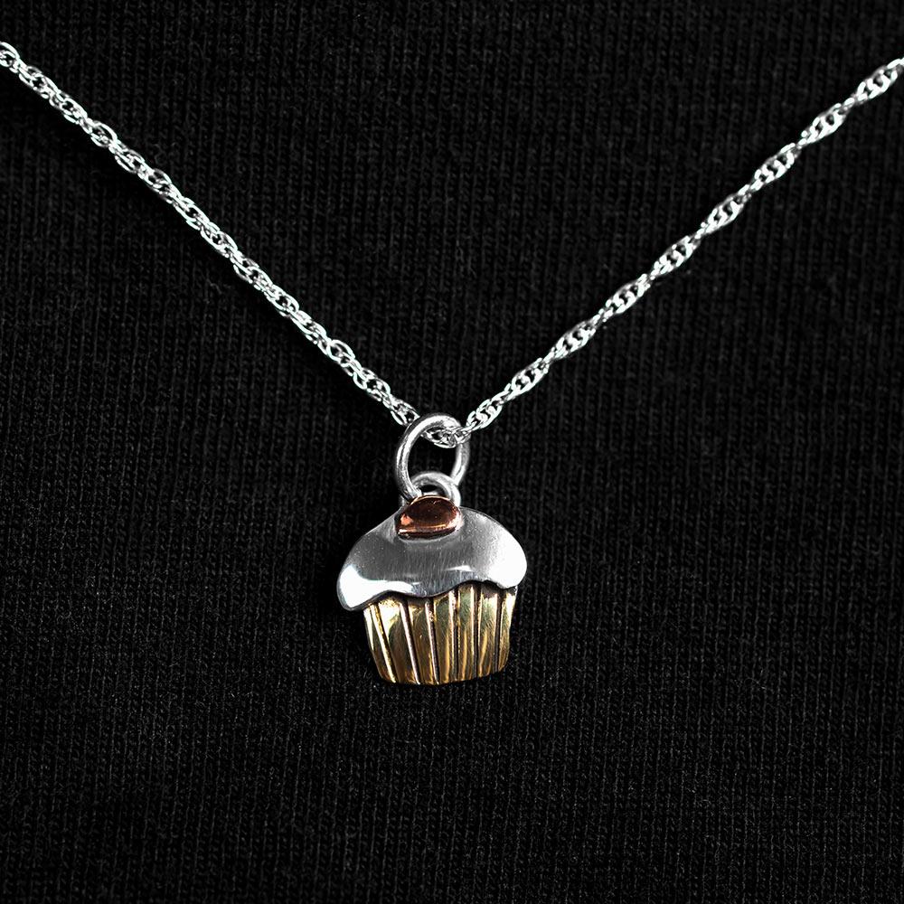 Mini Cupcake Necklace - Aaria Tees Aaria Tees