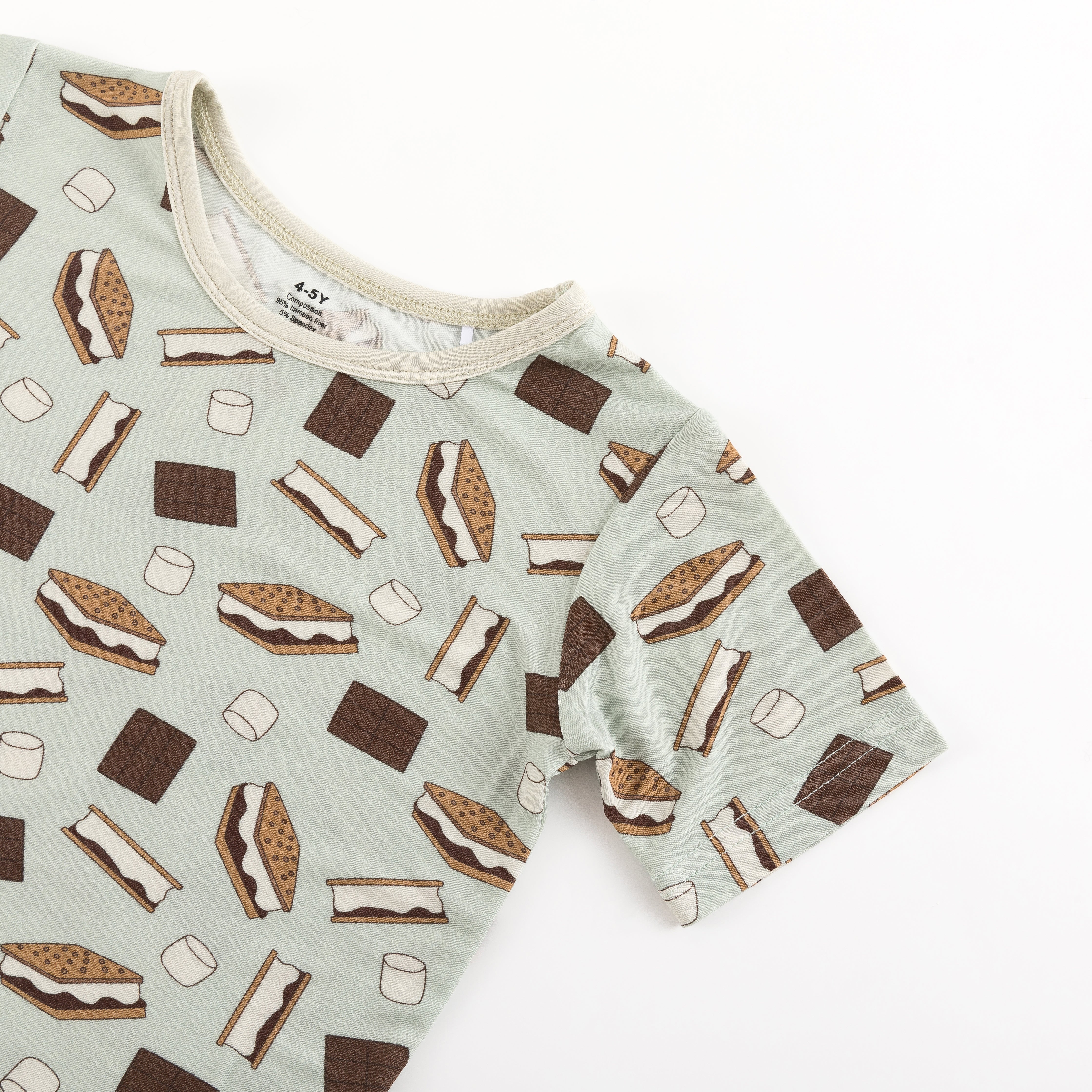S'more to Love (Short PJ Set) - Blue - Aaria Tees Aaria Tees