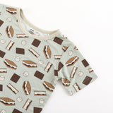 S'more to Love (Short PJ Set) - Blue - Aaria Tees Aaria Tees