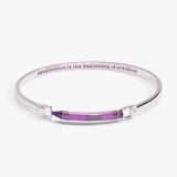 Crayola Royal Purple Crayon Tension Bangle - Aaria Tees Aaria Tees