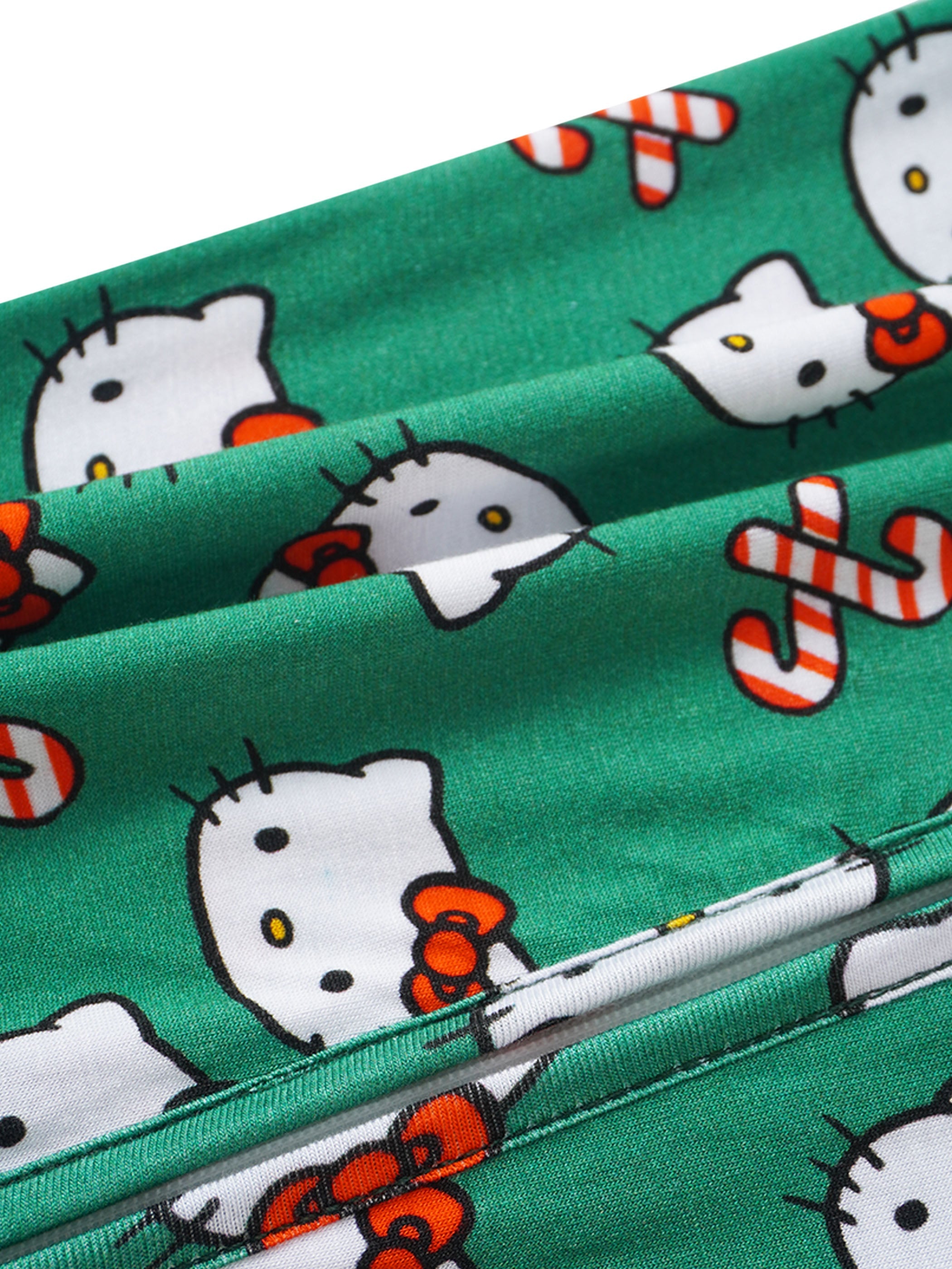 PoshTOT Sanrio Hello Kitty Green Bamboo Baby Convertible Zippy Romper - Aaria Tees Aaria Tees