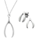 Lucky Wishbone Pewter Jewelry! - Aaria Tees Aaria Tees