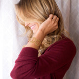 Sasa Axis Cuff Bracelet - Aaria Tees Aaria Tees