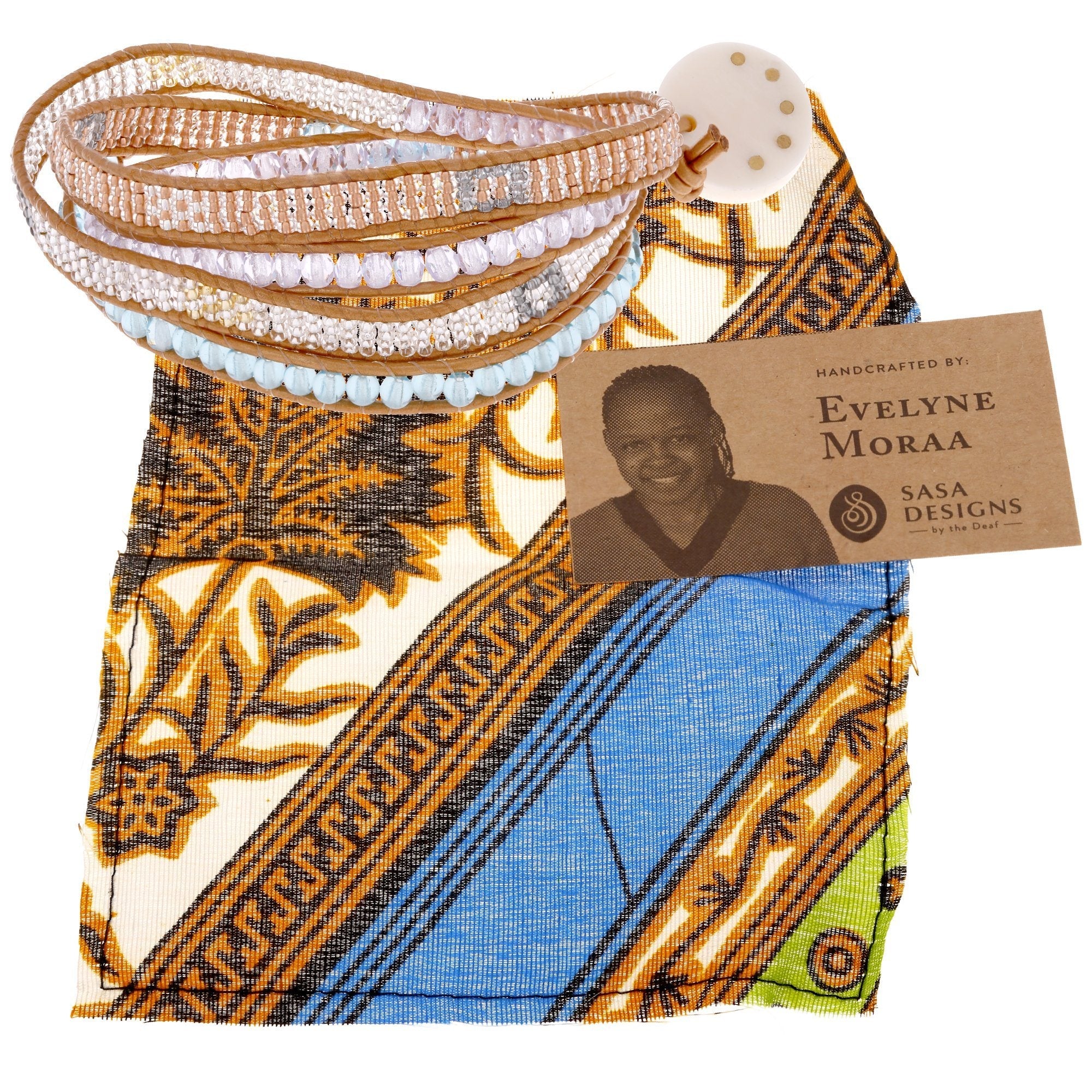Sasa Moraa 4x Wrap Bracelet - Aaria Tees Aaria Tees