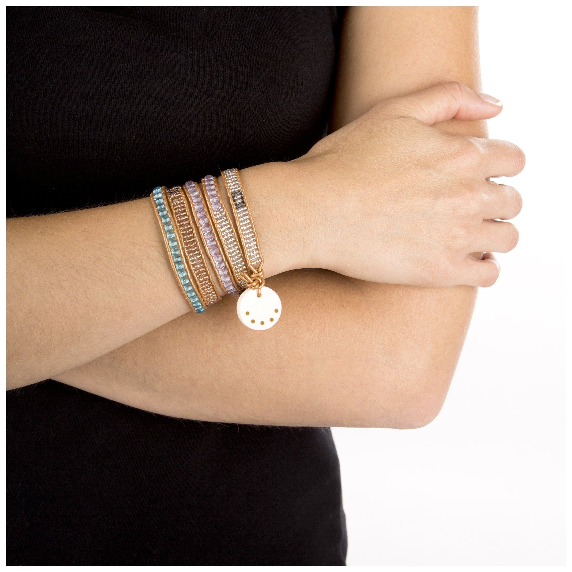Sasa Moraa 4x Wrap Bracelet - Aaria Tees Aaria Tees