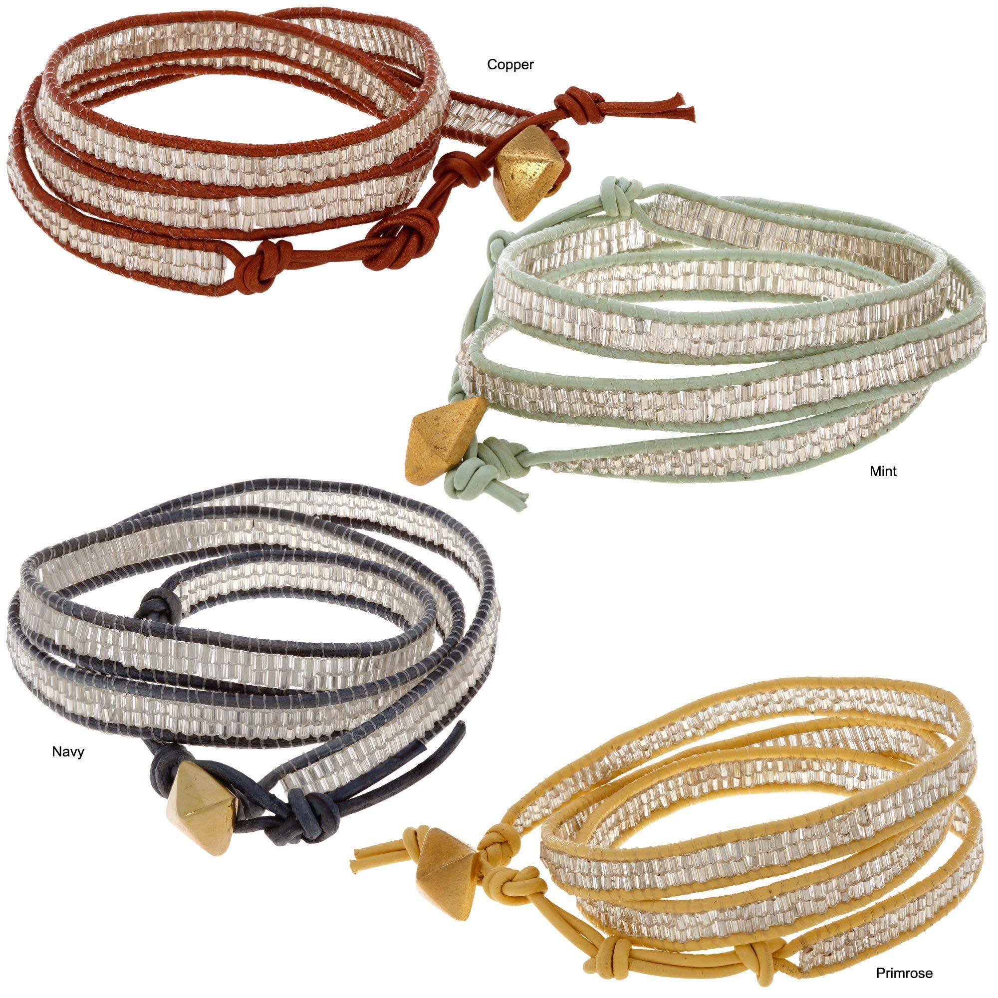 Sasa Shine On 3x Wrap Bracelet - Aaria Tees Aaria Tees