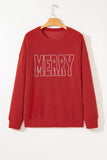 Aliella Letter Graphic Loose Long Sleeve Top - Aaria Tees Aaria Tees
