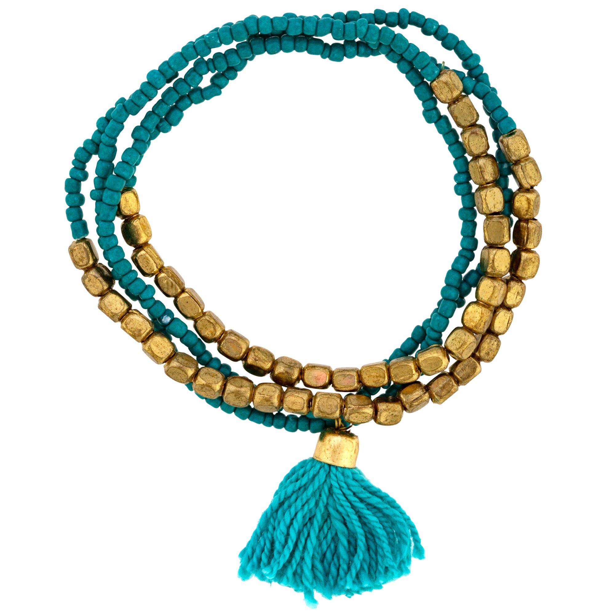 Beaded Indian Tassel Jewelry - Aaria Tees Aaria Tees
