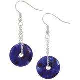 Perfect Circle Agate Earrings - Aaria Tees Aaria Tees