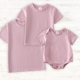 Purple blank basic t-shirt Adult Kids and baby bubble - Aaria Tees Aaria Tees