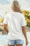White Busy Raising Ballers Cool Mom Tee Aaria Tees
