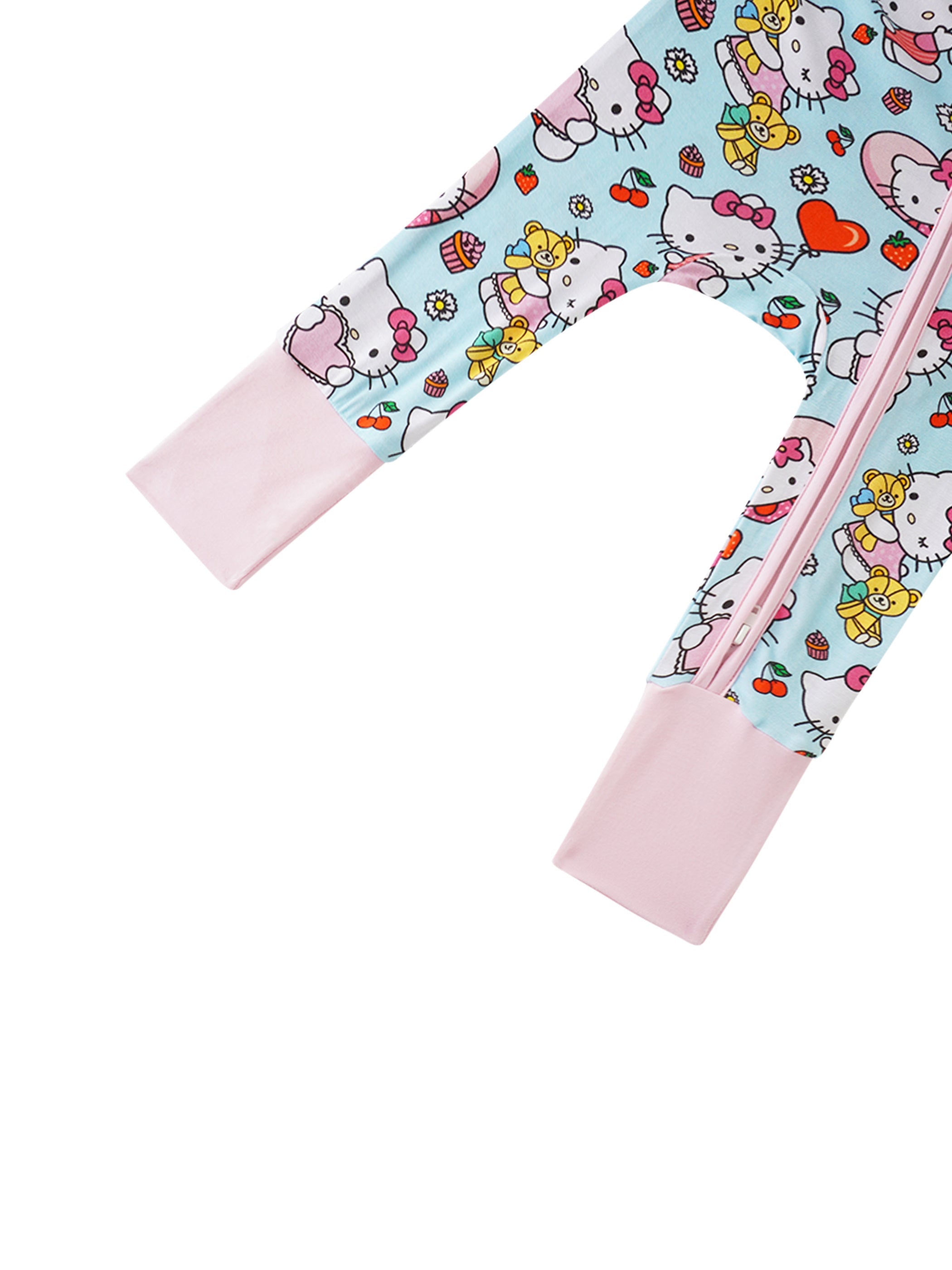 PoshTOT Sanrio Love Hello Kitty Bamboo Baby Convertible Zippy Romper - Aaria Tees Aaria Tees