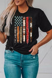 Black Western American Flag Graphic Tee - Aaria Tees Aaria Tees