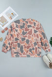 Multicolour Camouflage Western Graphic Plus Size Sweatshirt - Aaria Tees Aaria Tees