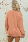 White Pumpkin Print Open Front Drop Shoulder Midi Cardigan - Aaria Tees Aaria Tees
