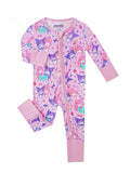 PoshTOT Sanrio Kuromi Bamboo Baby Convertible Zippy Romper - Aaria Tees Aaria Tees