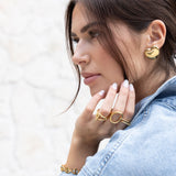 Darlene Heart Studs Aaria Tees