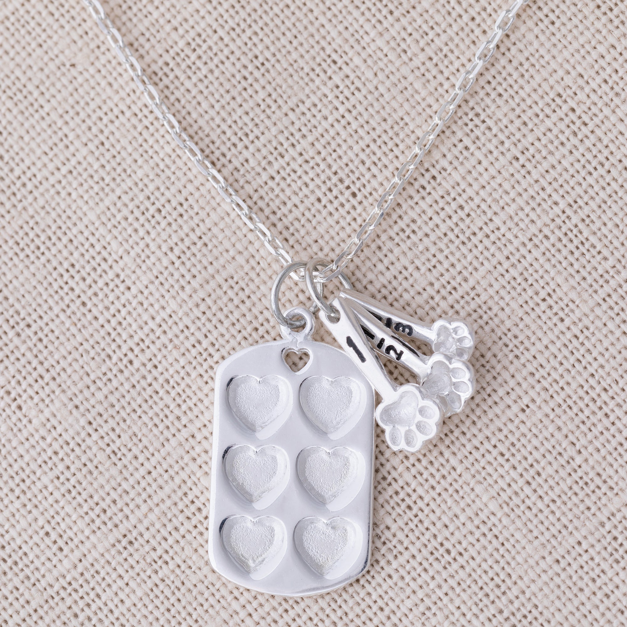 Baked with Pawsitive Love Necklace - Aaria Tees Aaria Tees