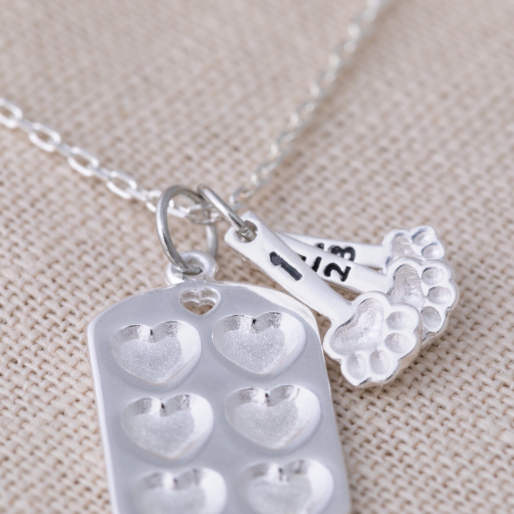 Baked with Pawsitive Love Necklace - Aaria Tees Aaria Tees