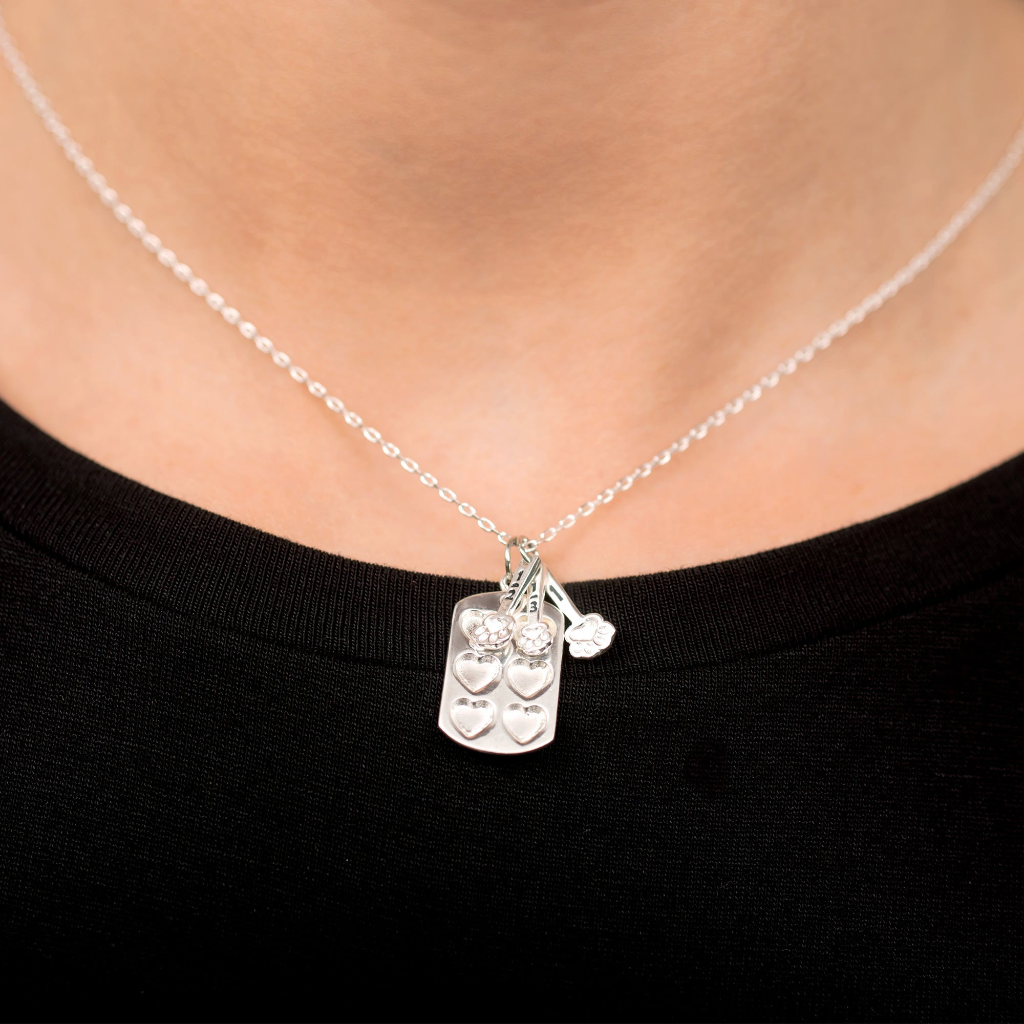 Baked with Pawsitive Love Necklace - Aaria Tees Aaria Tees