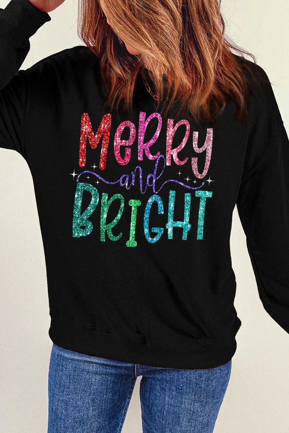 Harper Bright Graphic Christmas Pullover - Aaria Tees Aaria Tees