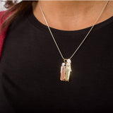 Mother & Daughter Mixed Metals Necklace - Aaria Tees Aaria Tees