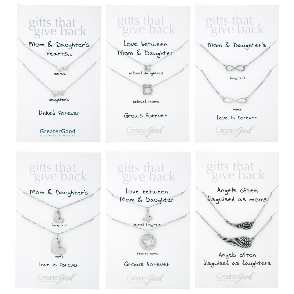 Mom & Daughter Necklace Set - Aaria Tees Aaria Tees