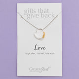 Sisterly Love Necklace - Aaria Tees Aaria Tees