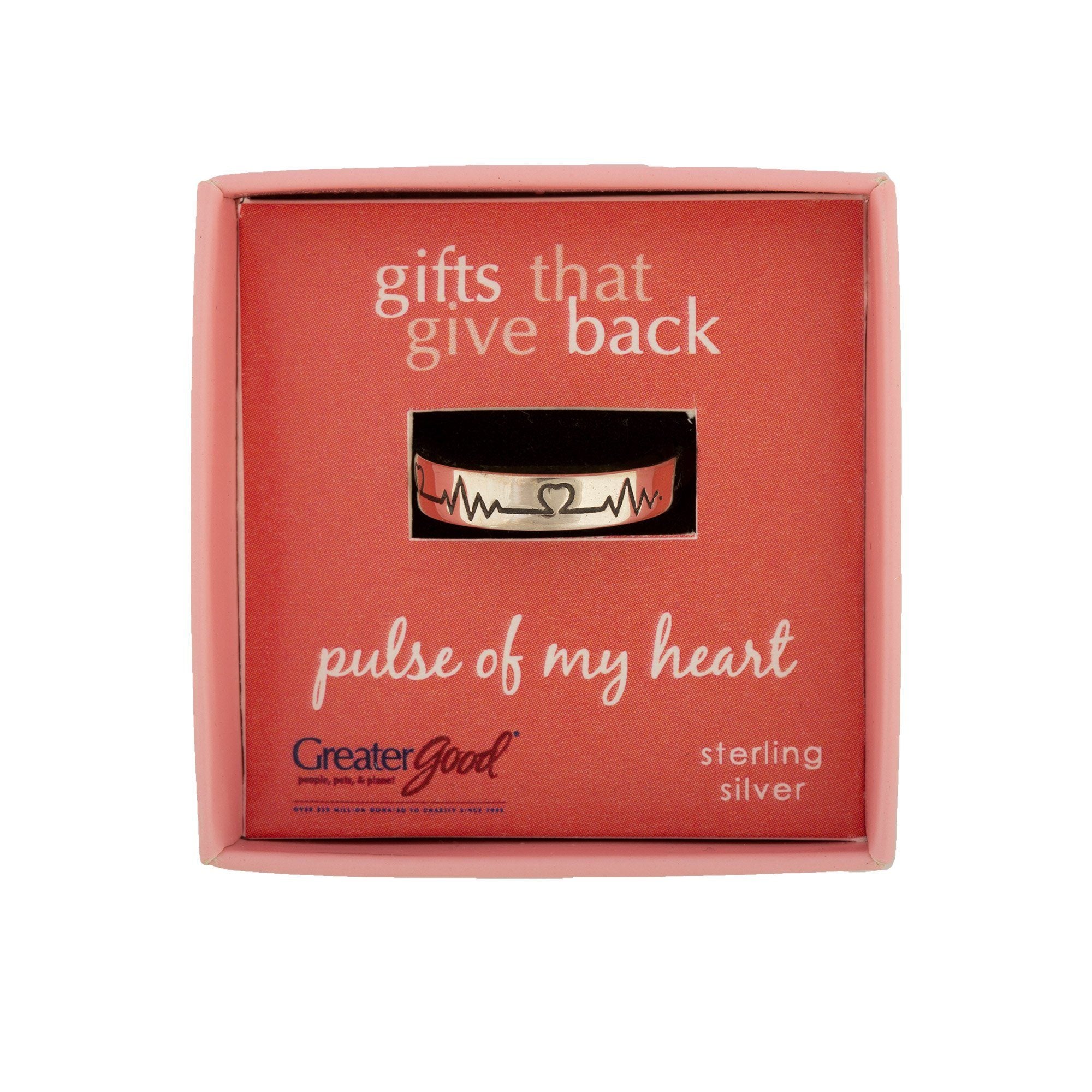 Pulse of My Heart Sterling Ring - Aaria Tees Aaria Tees