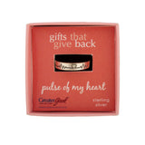 Pulse of My Heart Sterling Ring - Aaria Tees Aaria Tees