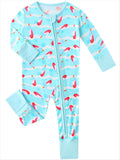 PoshTOT Ice Cream Bamboo Baby Convertible Zippy Romper - Aaria Tees Aaria Tees