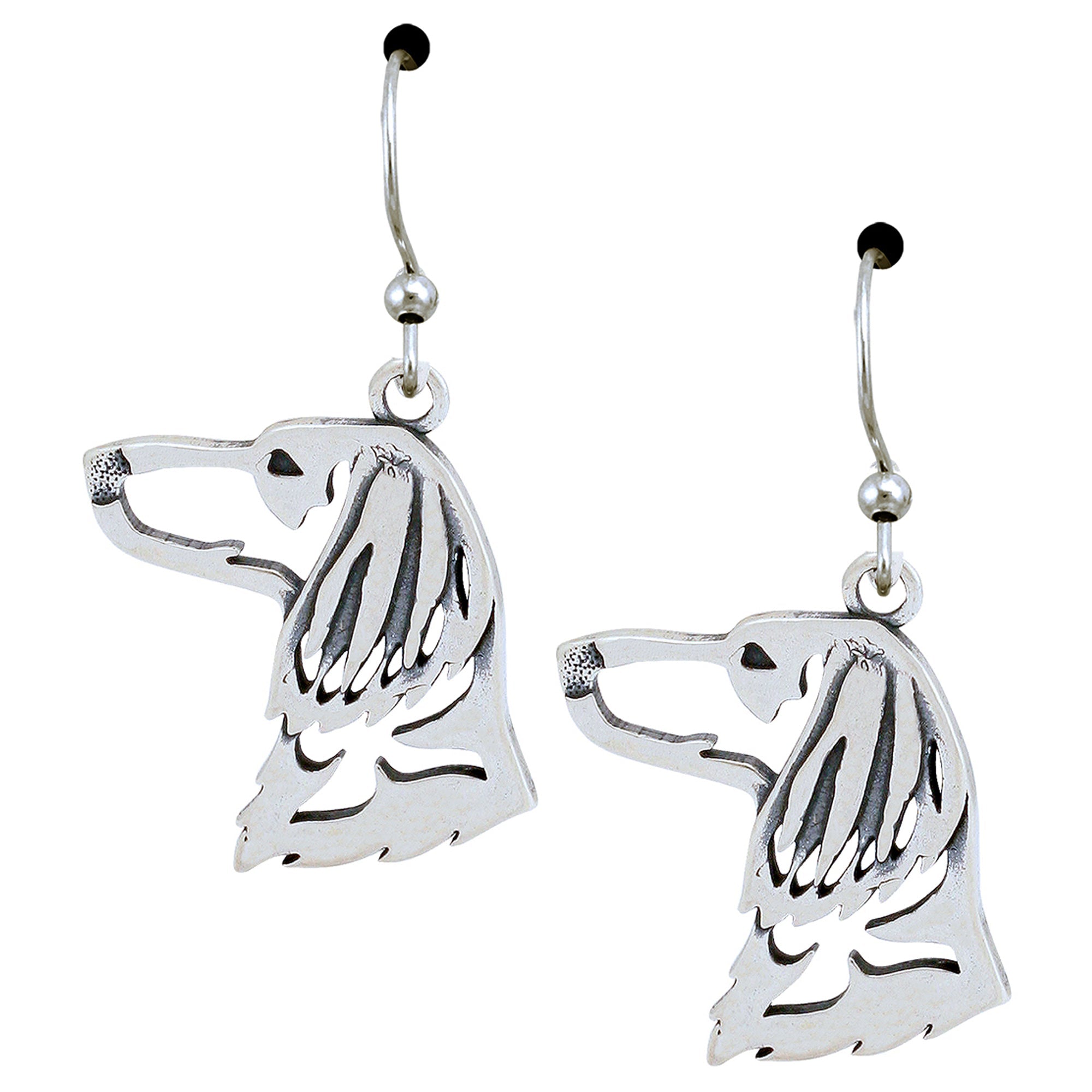Recycled Sterling Dog Breed Earrings - Aaria Tees Aaria Tees