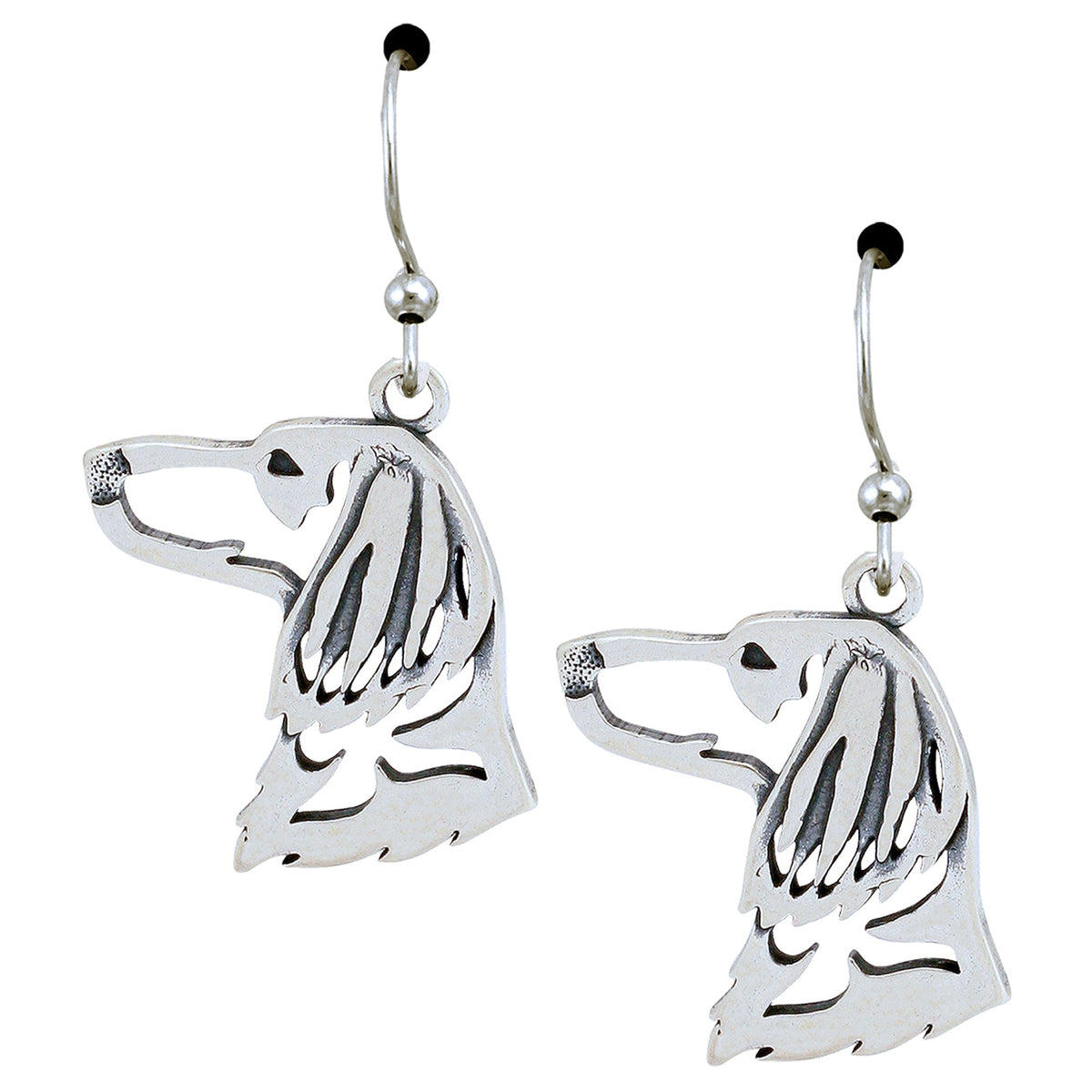 Recycled Sterling Dog Breed Earrings - Aaria Tees