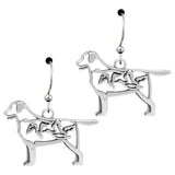 Recycled Sterling Dog Breed Earrings - Aaria Tees Aaria Tees