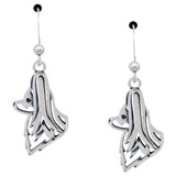 Recycled Sterling Dog Breed Earrings - Aaria Tees Aaria Tees