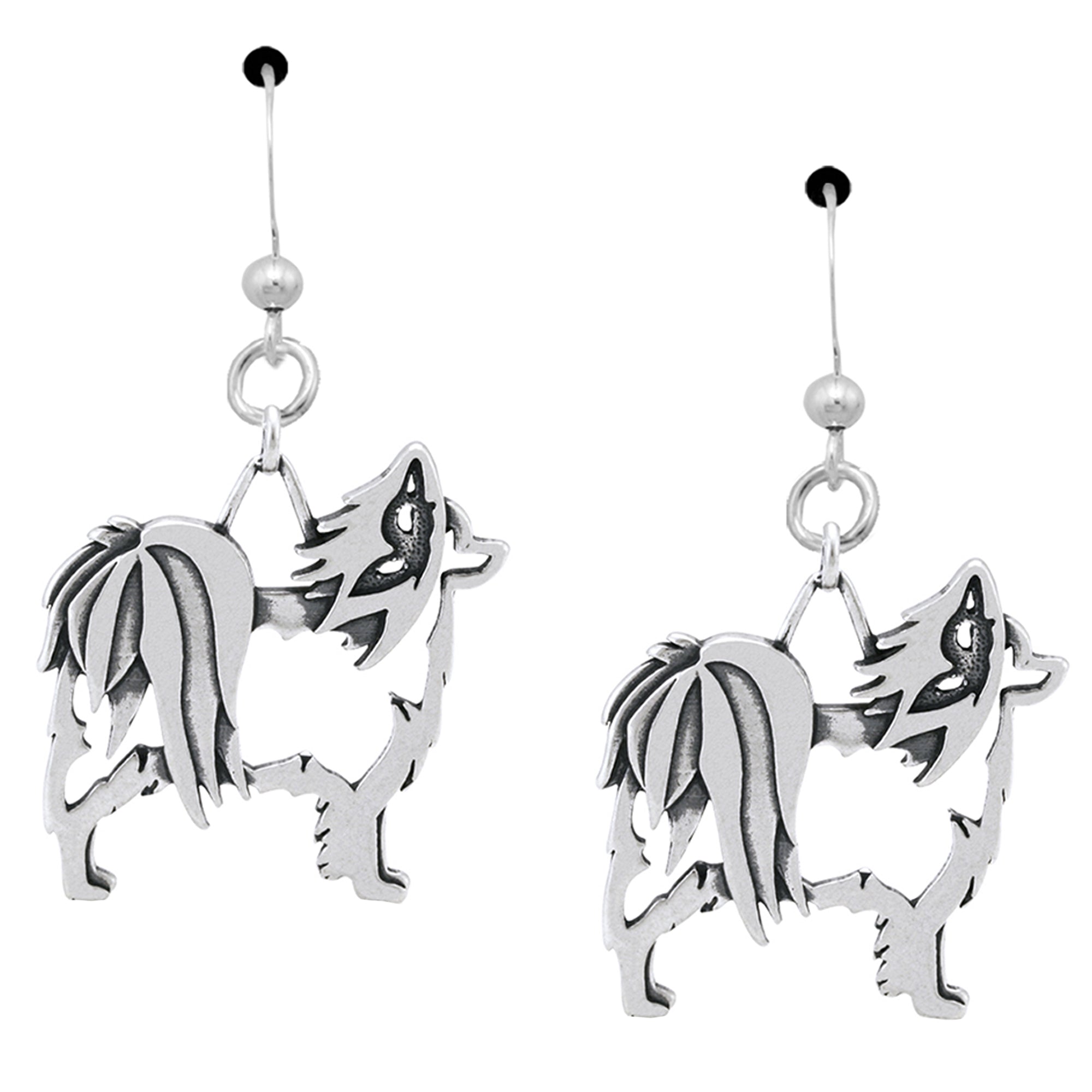 Recycled Sterling Dog Breed Earrings - Aaria Tees Aaria Tees