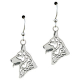 Recycled Sterling Dog Breed Earrings - Aaria Tees Aaria Tees