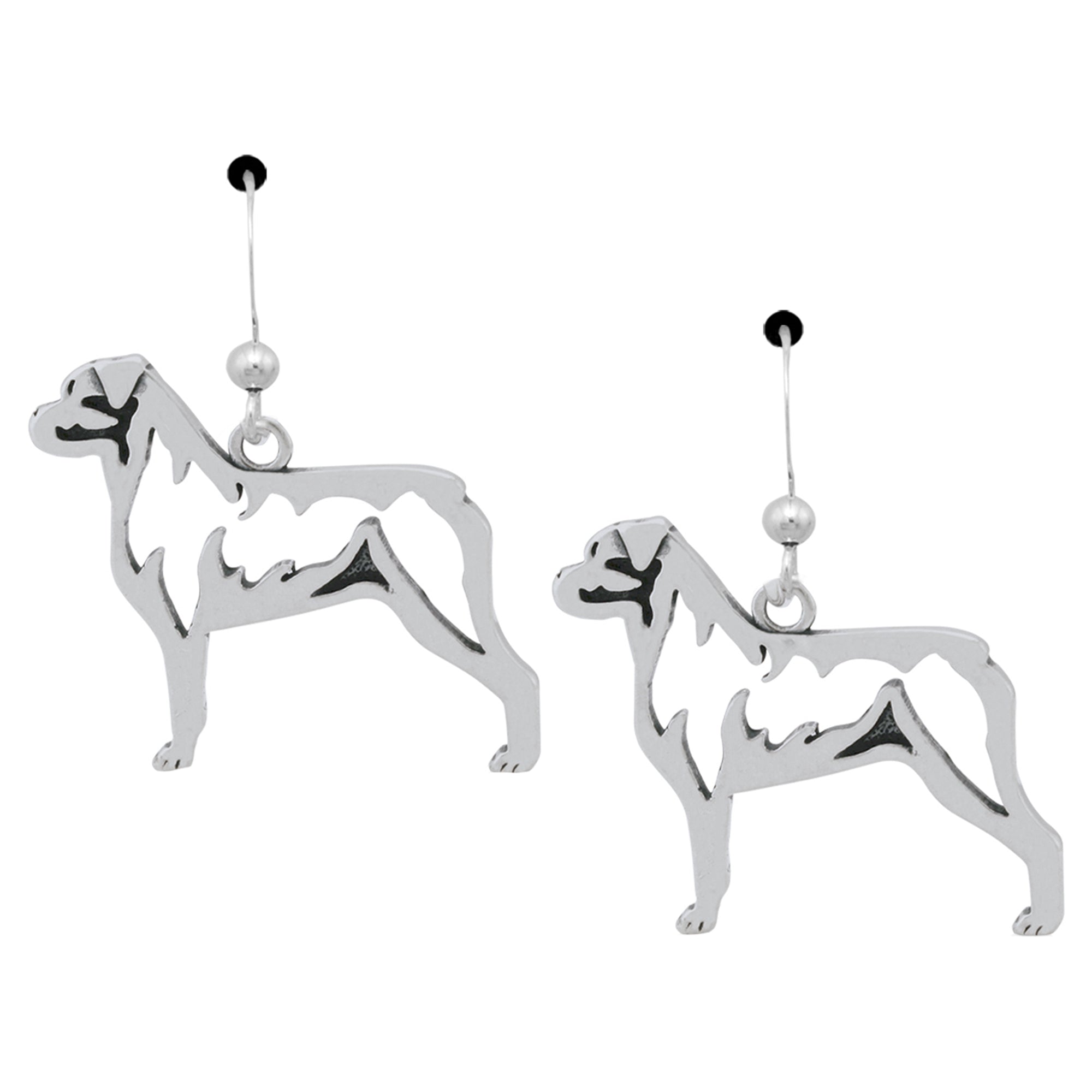 Recycled Sterling Dog Breed Earrings - Aaria Tees Aaria Tees