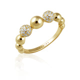 Bella Pave Ring Aaria Tees