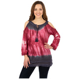Untamed Spirit Cold Shoulder Top - Aaria Tees Aaria Tees