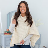 Irish Aran Wool Poncho - Aaria Tees Aaria Tees