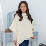 Irish Aran Wool Poncho - Aaria Tees Aaria Tees
